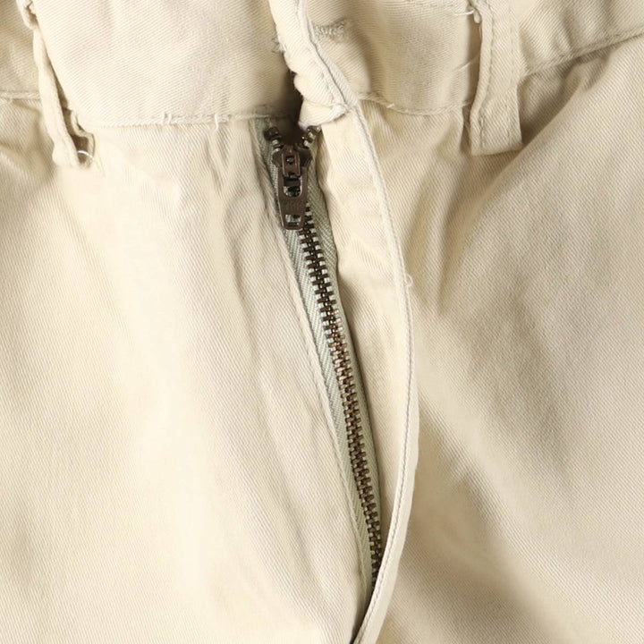 Ralph Lauren POLO by Ralph Lauren Men's Chino Shorts with Coin Pocket, Size W36 cotton ivory Vintage Second Hand