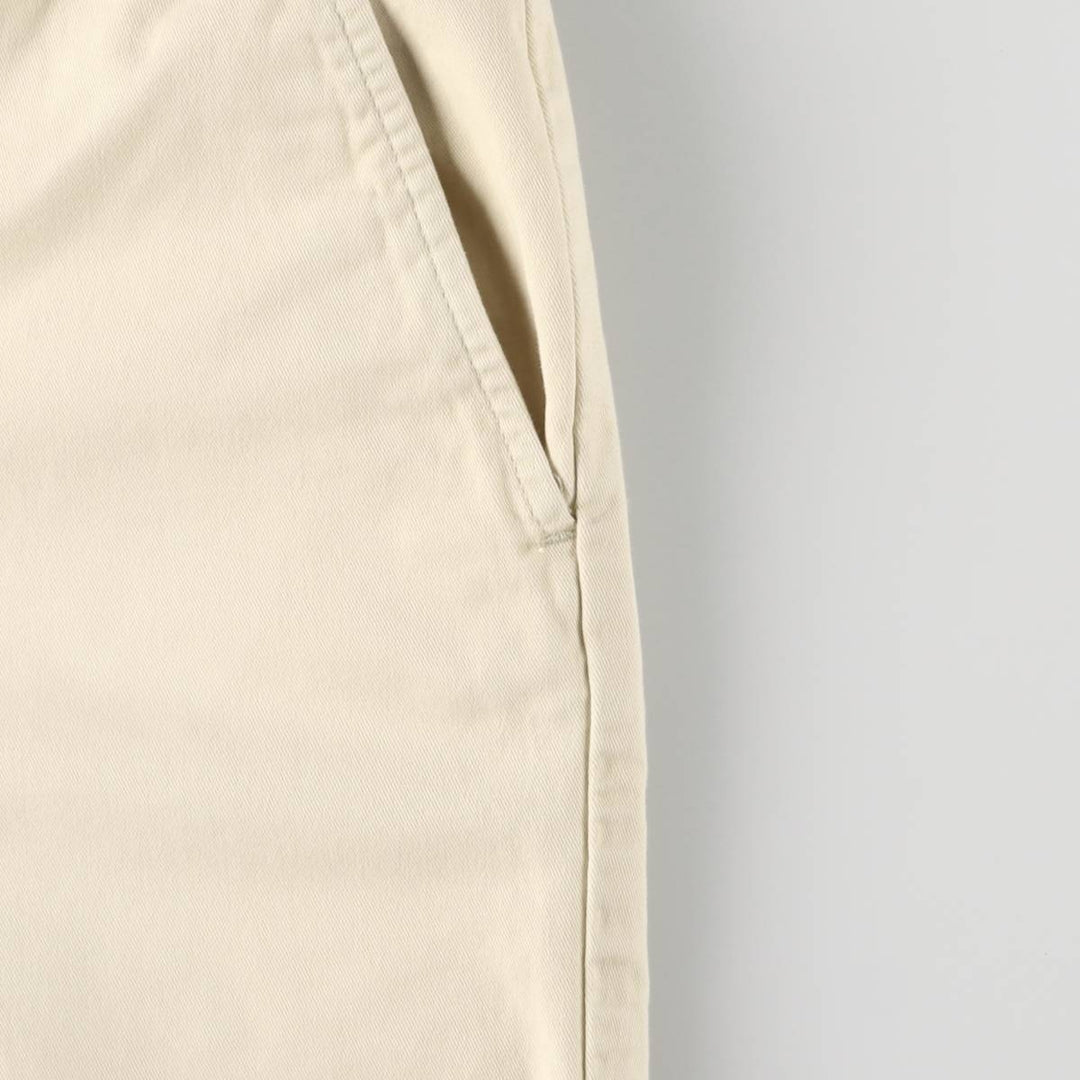 Ralph Lauren POLO by Ralph Lauren Men's Chino Shorts with Coin Pocket, Size W36 cotton ivory Vintage Second Hand