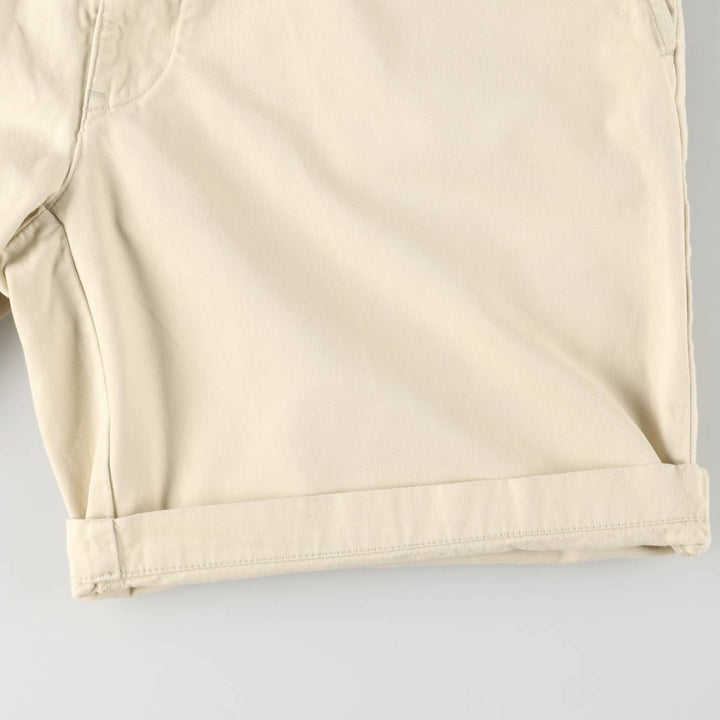 Ralph Lauren POLO by Ralph Lauren Men's Chino Shorts with Coin Pocket, Size W36 cotton ivory Vintage Second Hand