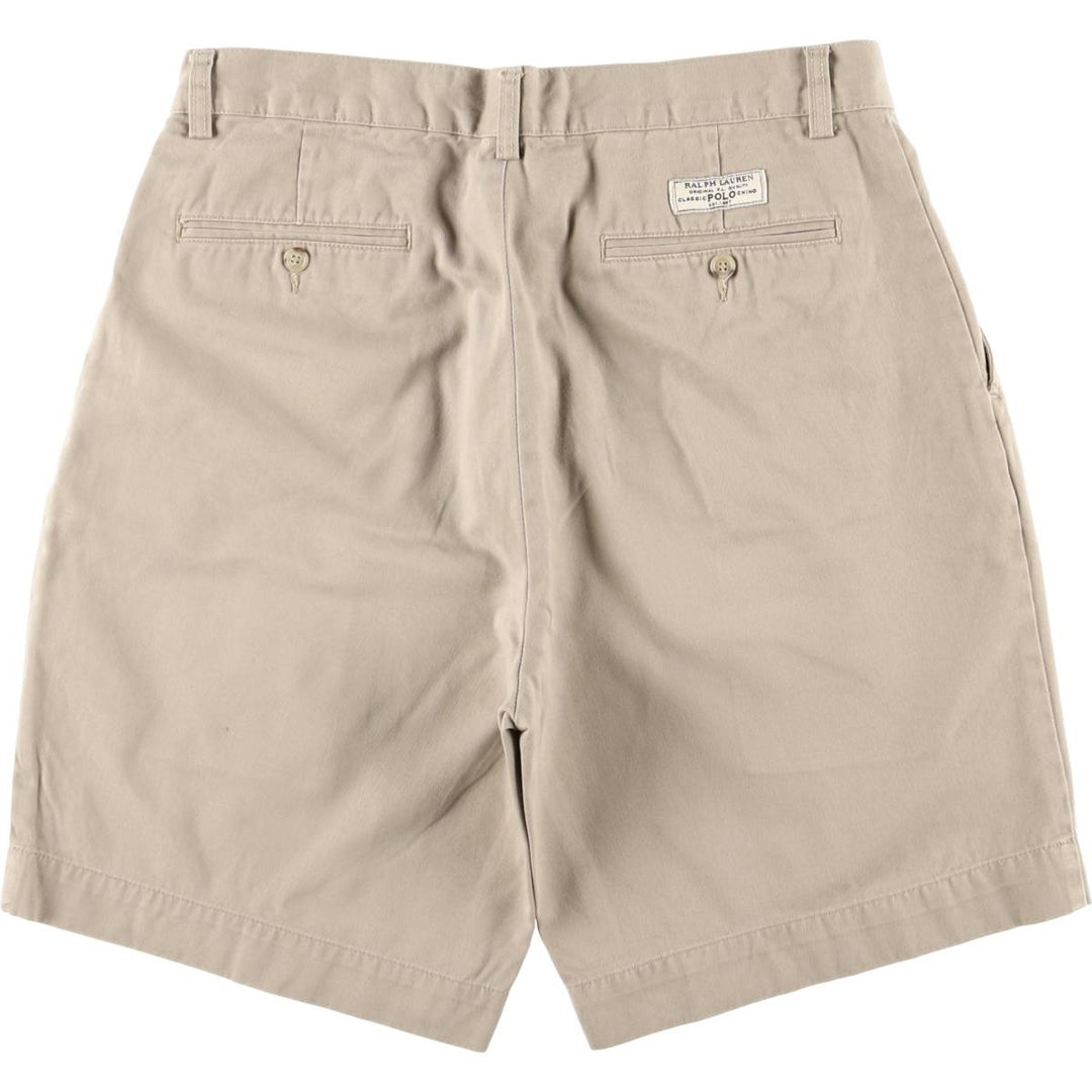 Ralph Lauren POLO by Ralph Lauren PROSPECT SHORT Chino shorts Short pants Men's W32 equivalent cotton Beige type Vintage Second Hand