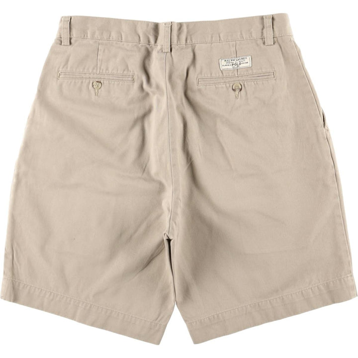 Ralph Lauren POLO by Ralph Lauren PROSPECT SHORT Chino shorts Short pants Men's W32 equivalent cotton Beige type Vintage Second Hand