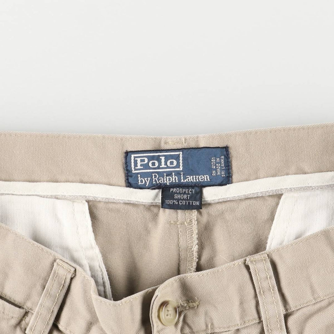 Ralph Lauren POLO by Ralph Lauren PROSPECT SHORT Chino shorts Short pants Men's W32 equivalent cotton Beige type Vintage Second Hand