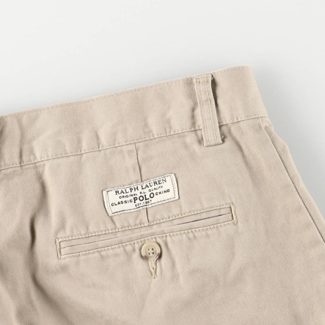 Ralph Lauren POLO by Ralph Lauren PROSPECT SHORT Chino shorts Short pants Men's W32 equivalent cotton Beige type Vintage Second Hand