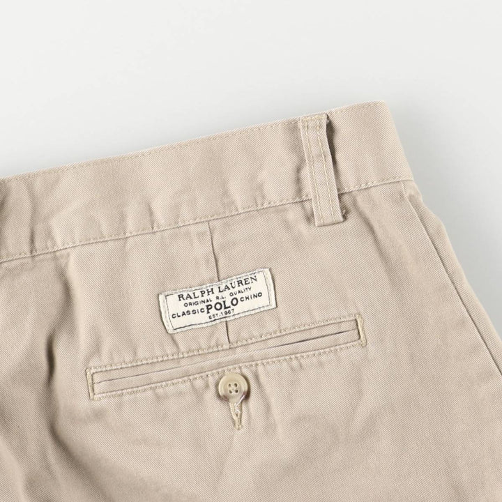 Ralph Lauren POLO by Ralph Lauren PROSPECT SHORT Chino shorts Short pants Men's W32 equivalent cotton Beige type Vintage Second Hand