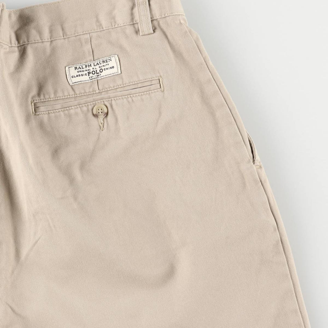 Ralph Lauren POLO by Ralph Lauren PROSPECT SHORT Chino shorts Short pants Men's W32 equivalent cotton Beige type Vintage Second Hand