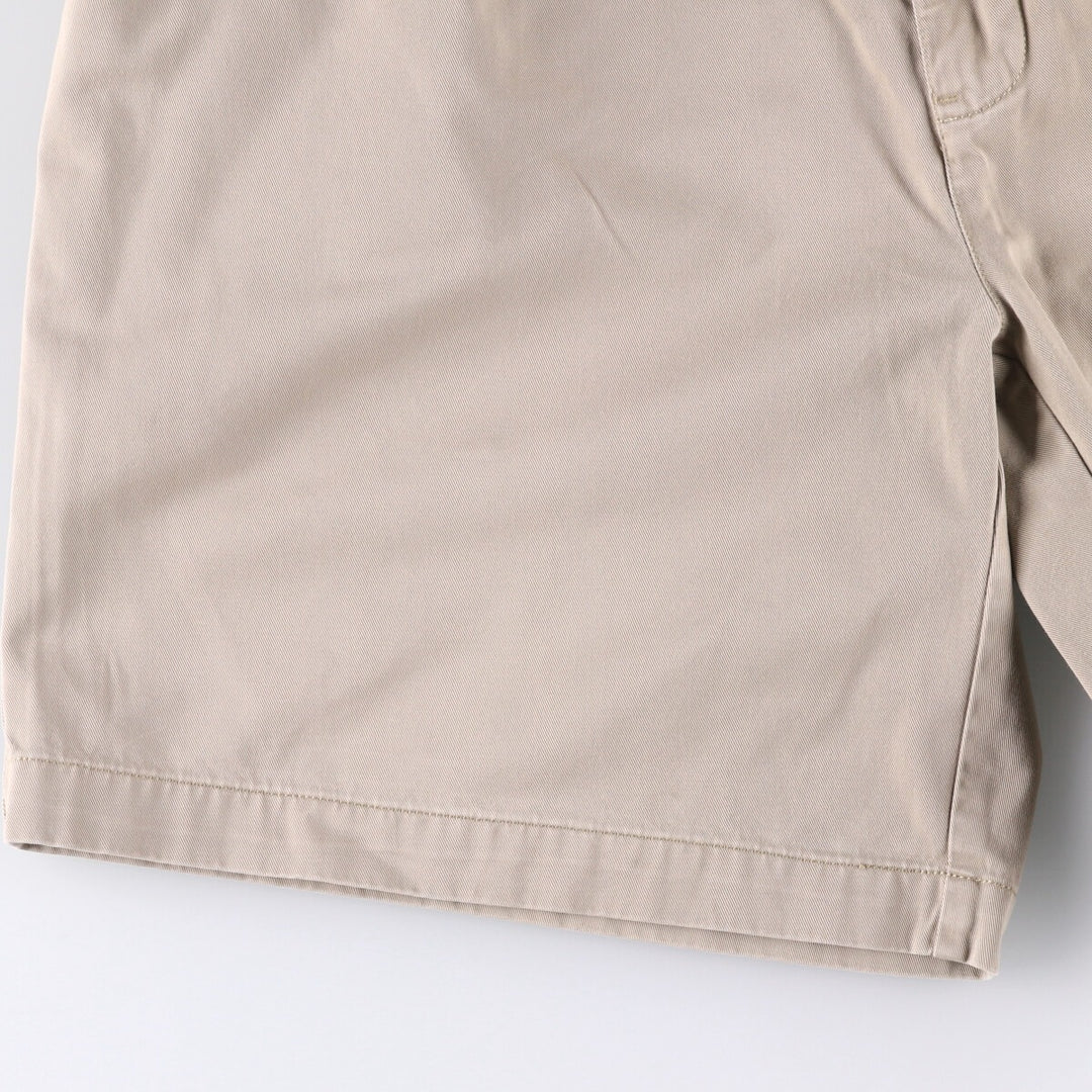 Ralph Lauren POLO by Ralph Lauren TYLER SHORT Two-pleat chino shorts, short pants, men's size W36 cotton Beige type Vintage Second Hand