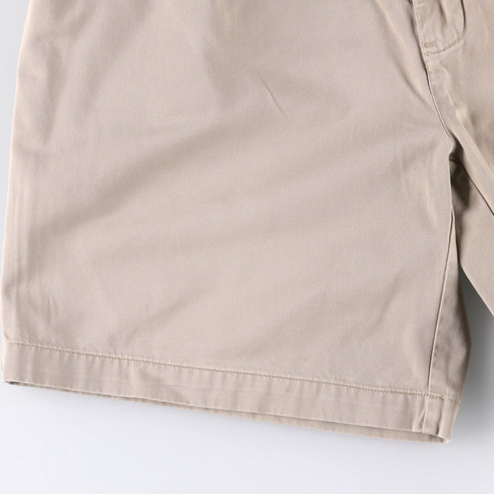 Ralph Lauren POLO by Ralph Lauren TYLER SHORT Two-pleat chino shorts, short pants, men's size W36 cotton Beige type Vintage Second Hand