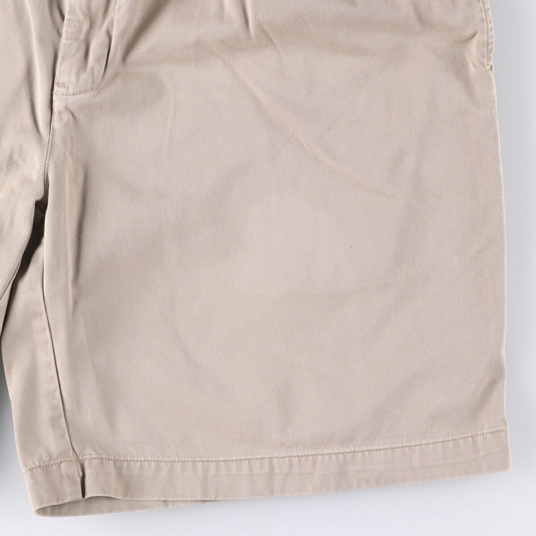 Ralph Lauren POLO by Ralph Lauren TYLER SHORT Two-pleat chino shorts, short pants, men's size W36 cotton Beige type Vintage Second Hand