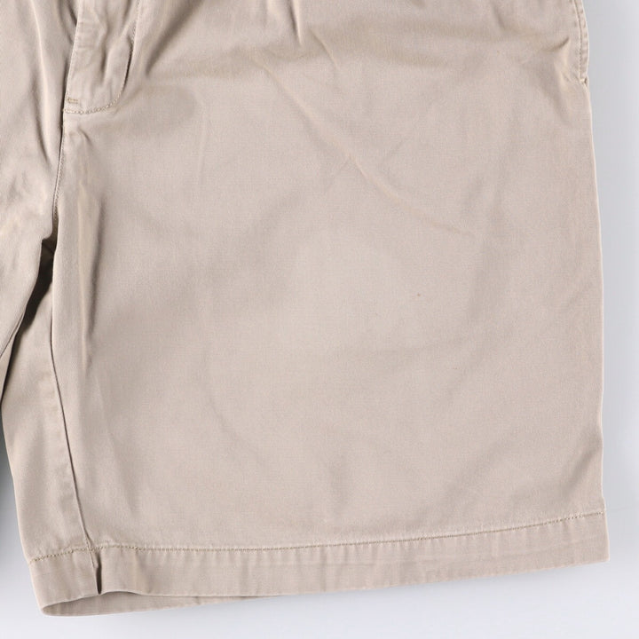 Ralph Lauren POLO by Ralph Lauren TYLER SHORT Two-pleat chino shorts, short pants, men's size W36 cotton Beige type Vintage Second Hand