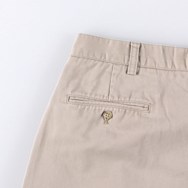 Ralph Lauren POLO by Ralph Lauren TYLER SHORT Two-pleat chino shorts, short pants, men's size W36 cotton Beige type Vintage Second Hand