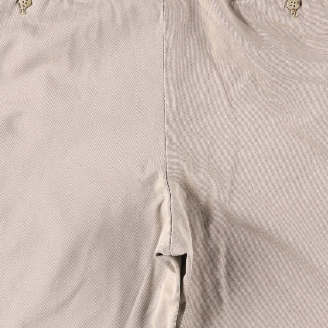 Ralph Lauren POLO by Ralph Lauren TYLER SHORT Two-pleat chino shorts, short pants, men's size W36 cotton Beige type Vintage Second Hand