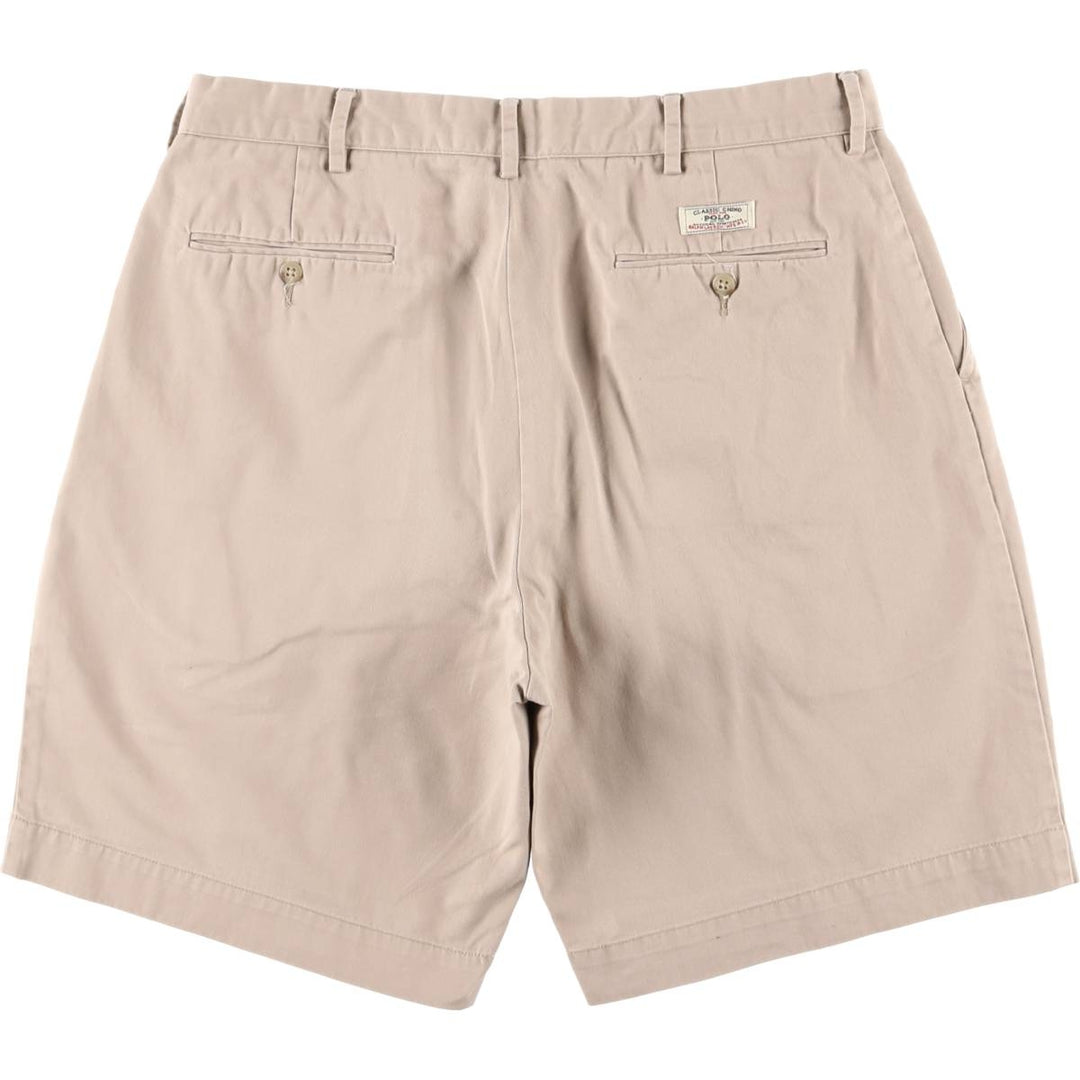 Ralph Lauren POLO by Ralph Lauren PROSPECT SFORT chino shorts, men's size W33 cotton Beige type Vintage Second Hand