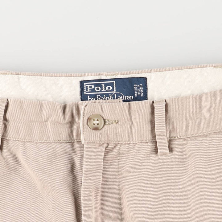 Ralph Lauren POLO by Ralph Lauren PROSPECT SFORT chino shorts, men's size W33 cotton Beige type Vintage Second Hand