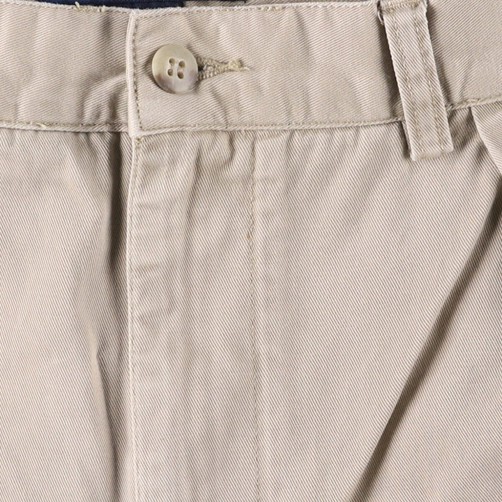 Ralph Lauren POLO by Ralph Lauren TYLER SHORT Two-pleat chino shorts, short pants, men's size W36 cotton Beige type Vintage Second Hand