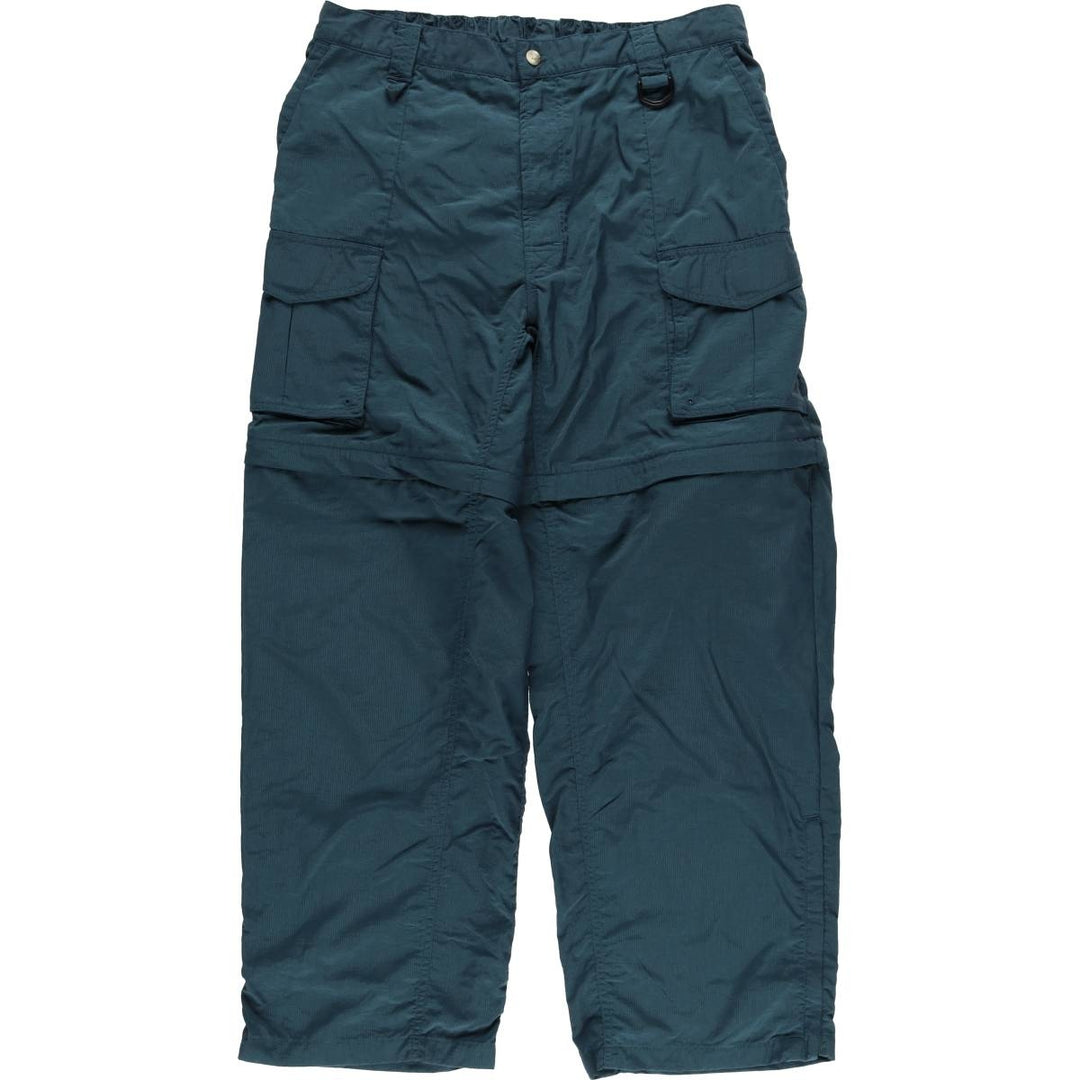 90'S Vintage Columbia PFG Ripstop 2-Way Climbing Pants, Men's Size L Nylon green type Vintage Second Hand