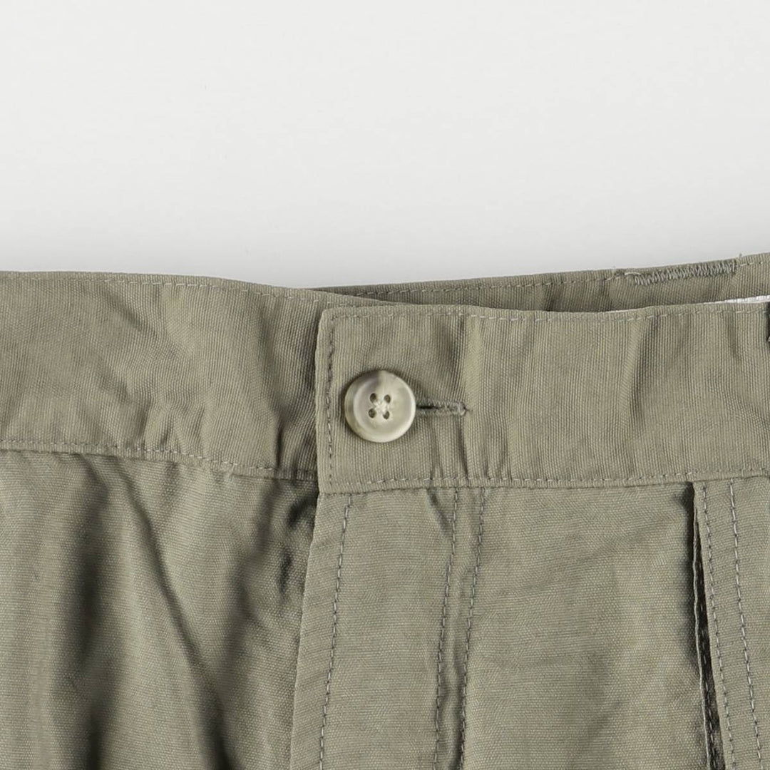 90s-00'S Vintage Columbia 2-Way Climbing Pants, Men's Size L Nylon Khaki type Vintage Second Hand
