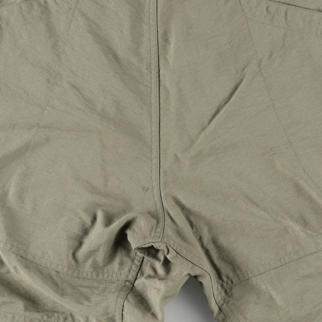 90s-00'S Vintage Columbia 2-Way Climbing Pants, Men's Size L Nylon Khaki type Vintage Second Hand