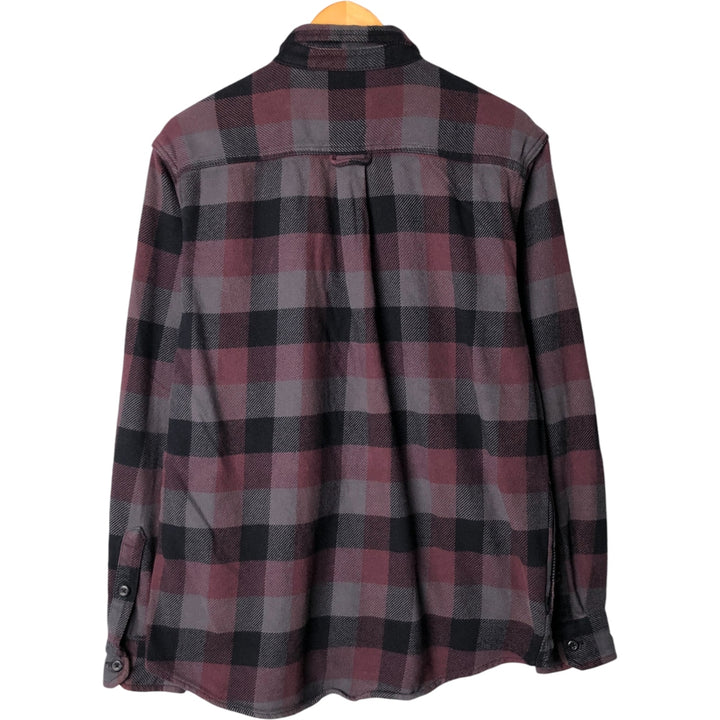 ORVIS Long Sleeve Flannel Check Shirt, Men's Size M cotton pink type Vintage Second Hand