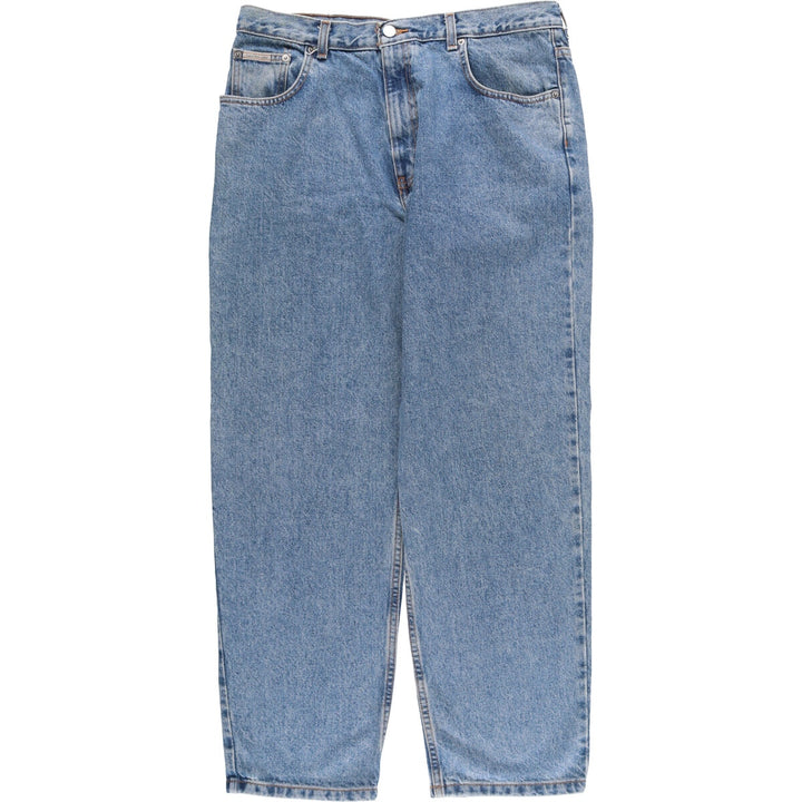 Calvin Klein Jeans Easy Fit Tapered Denim Pants Men's Size W34 cotton blue type Vintage Second Hand