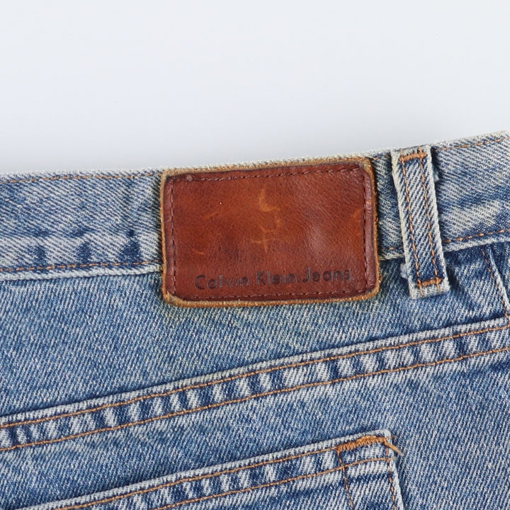 Calvin Klein Jeans Easy Fit Tapered Denim Pants Men's Size W34 cotton blue type Vintage Second Hand