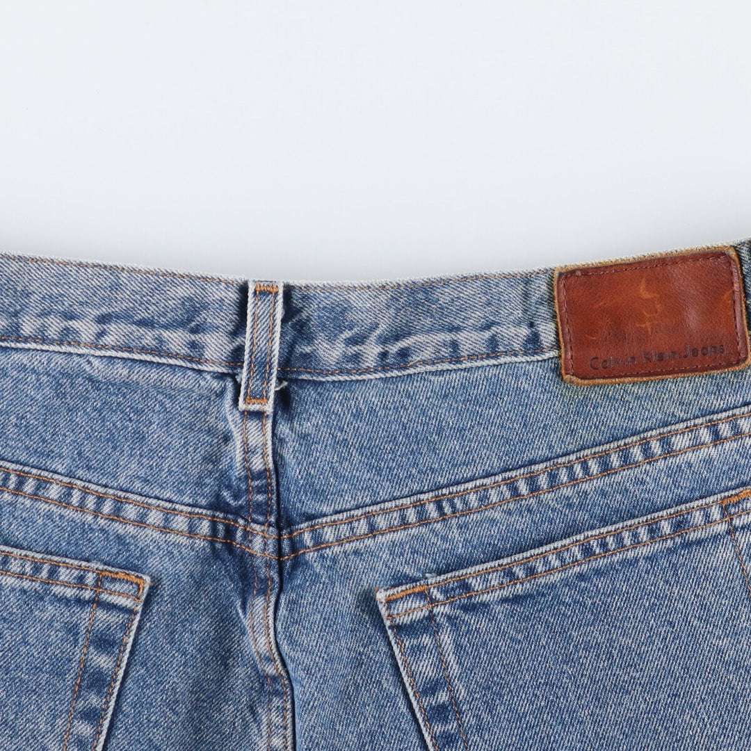 Calvin Klein Jeans Easy Fit Tapered Denim Pants Men's Size W34 cotton blue type Vintage Second Hand