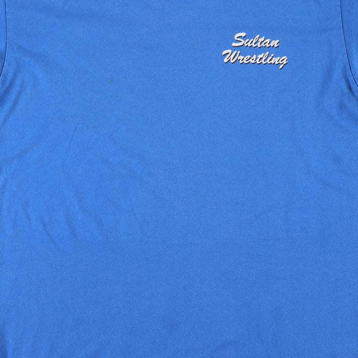 Vintage 1980'S Hanes Fifty-Fifty Blue Tag College T-Shirt, Made in USA, Men's Size Large cotton blue type Vintage Second Hand