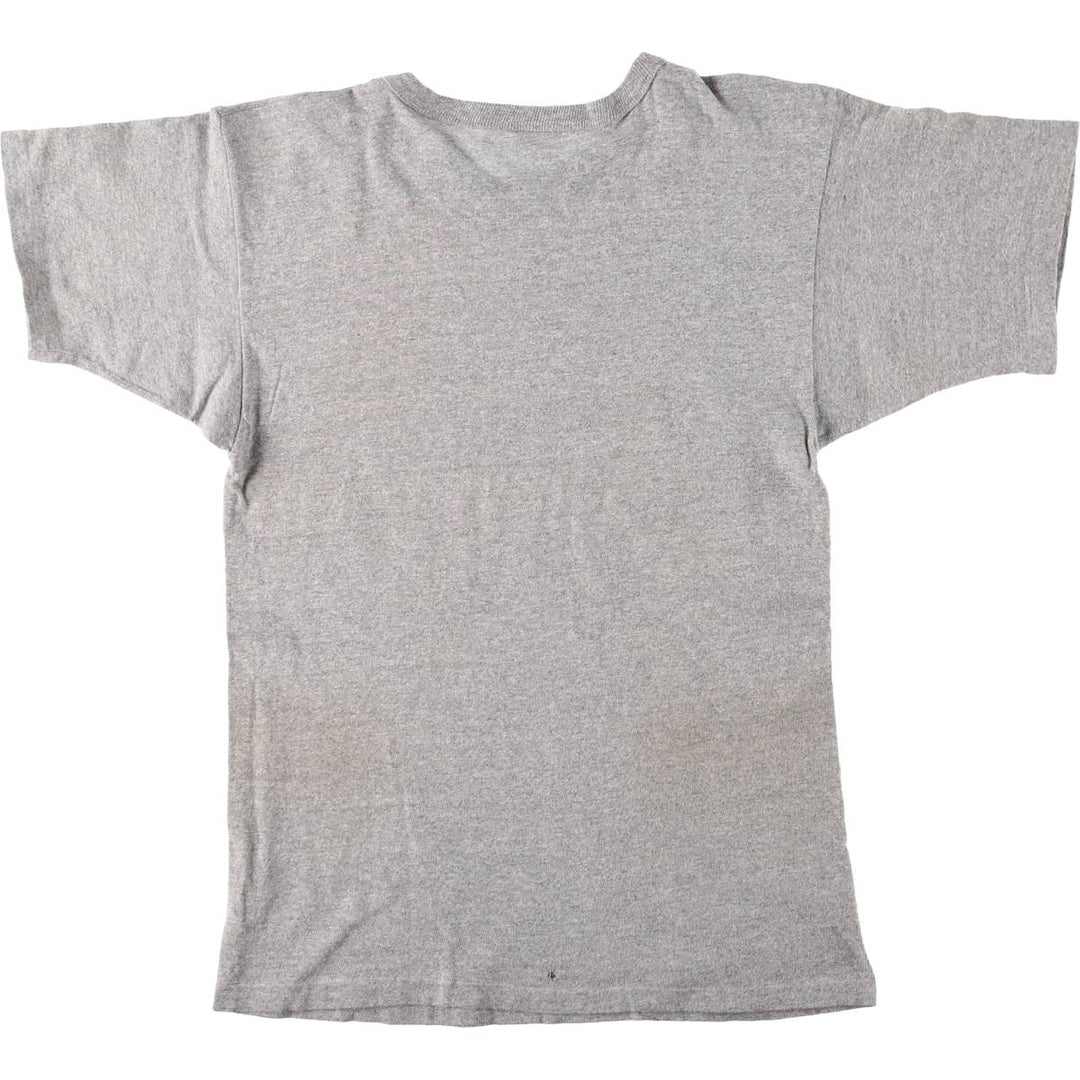 Vintage college T-shirt, size M, men's cotton gray type Vintage Second Hand