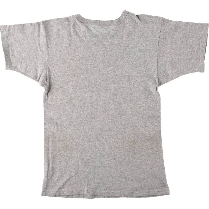 Vintage college T-shirt, size M, men's cotton gray type Vintage Second Hand