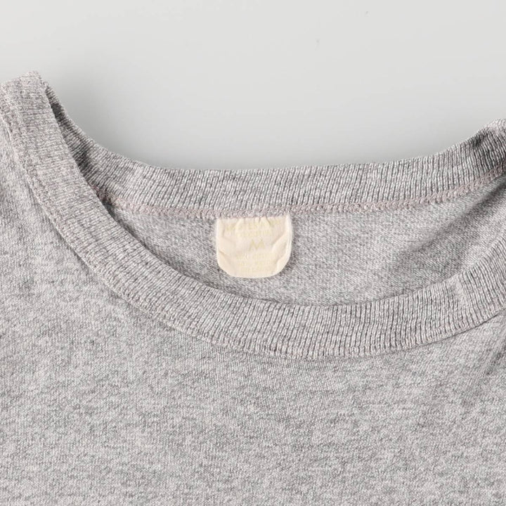 Vintage college T-shirt, size M, men's cotton gray type Vintage Second Hand
