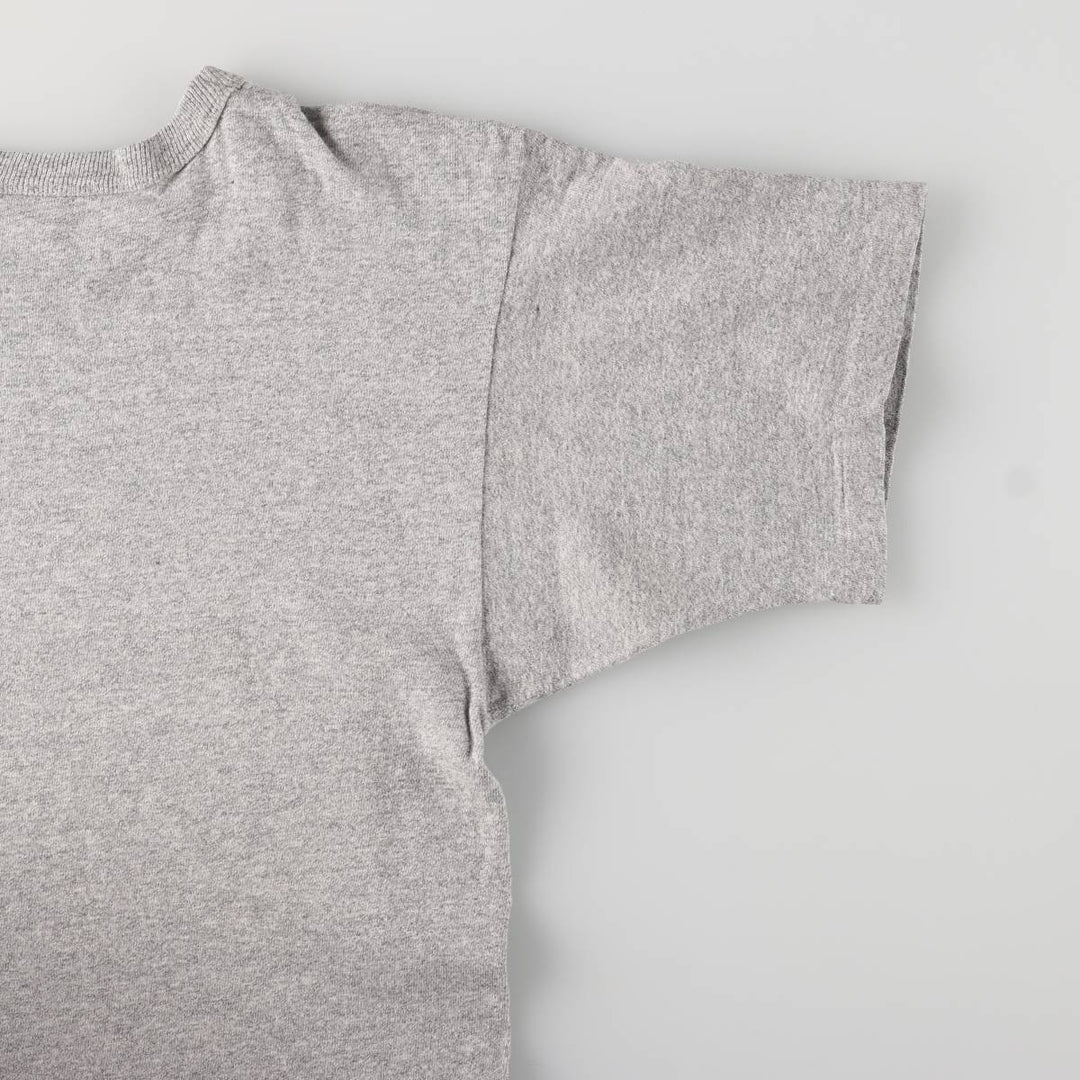 Vintage college T-shirt, size M, men's cotton gray type Vintage Second Hand