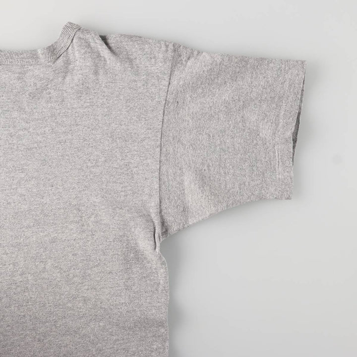 Vintage college T-shirt, size M, men's cotton gray type Vintage Second Hand