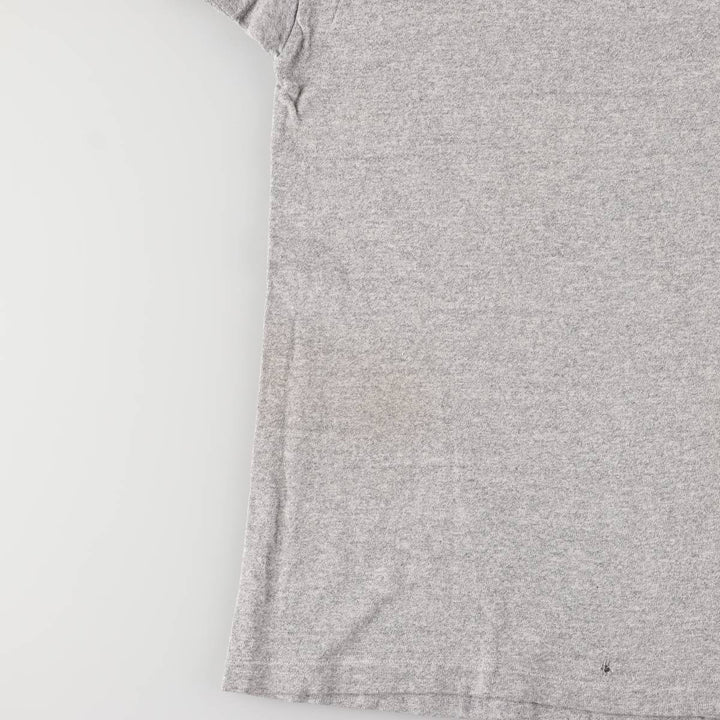 Vintage college T-shirt, size M, men's cotton gray type Vintage Second Hand