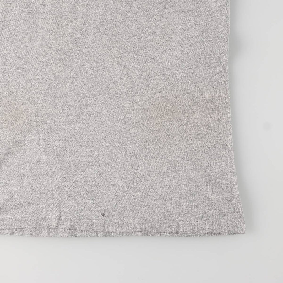 Vintage college T-shirt, size M, men's cotton gray type Vintage Second Hand