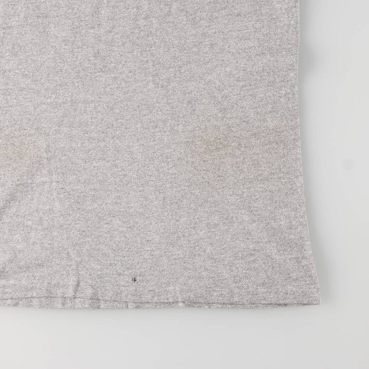 Vintage college T-shirt, size M, men's cotton gray type Vintage Second Hand