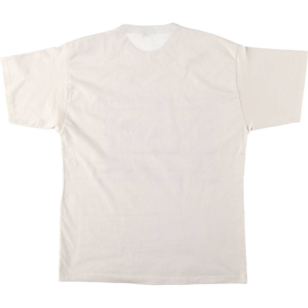Vintage 1970s-1980'S ARTEX WISCONSIN University of Wisconsin College T-Shirt, Made in USA, Men's Size Medium cotton white type Vintage Second Hand