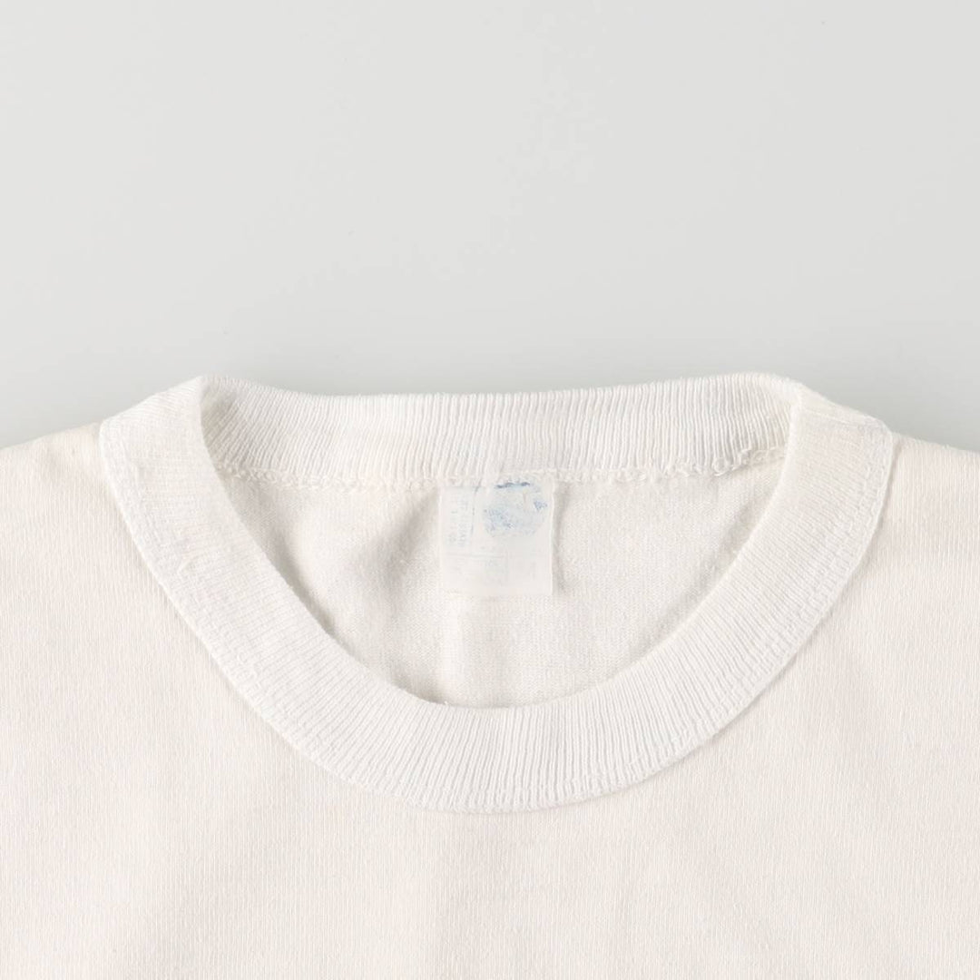 Vintage 1970s-1980'S ARTEX WISCONSIN University of Wisconsin College T-Shirt, Made in USA, Men's Size Medium cotton white type Vintage Second Hand