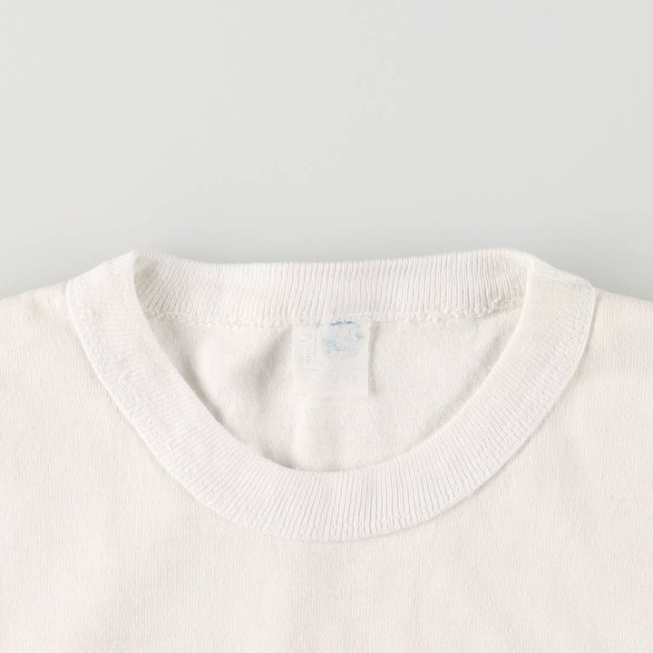 Vintage 1970s-1980'S ARTEX WISCONSIN University of Wisconsin College T-Shirt, Made in USA, Men's Size Medium cotton white type Vintage Second Hand