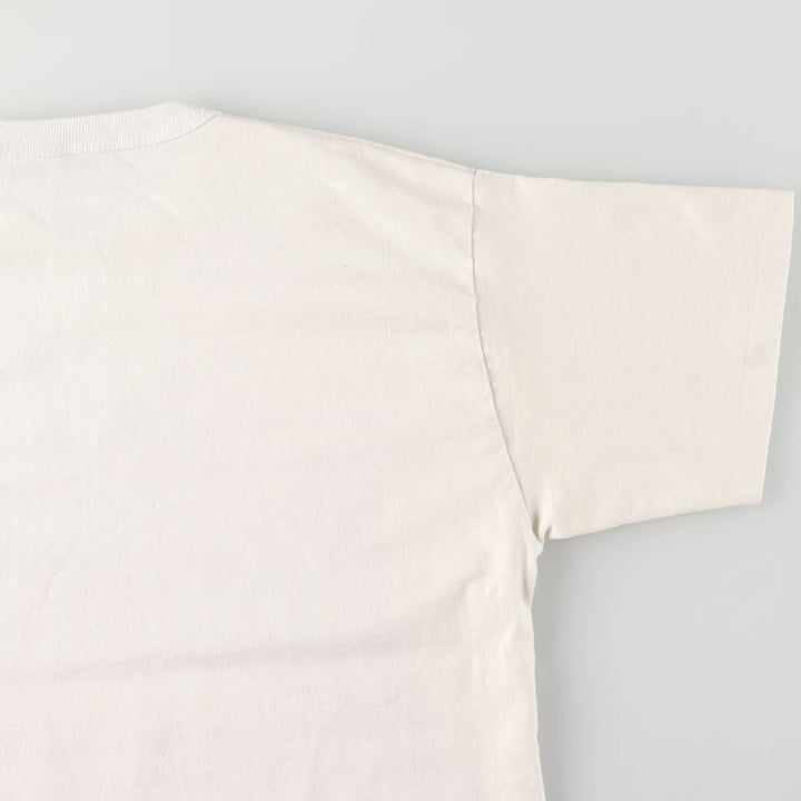 Vintage 1970s-1980'S ARTEX WISCONSIN University of Wisconsin College T-Shirt, Made in USA, Men's Size Medium cotton white type Vintage Second Hand