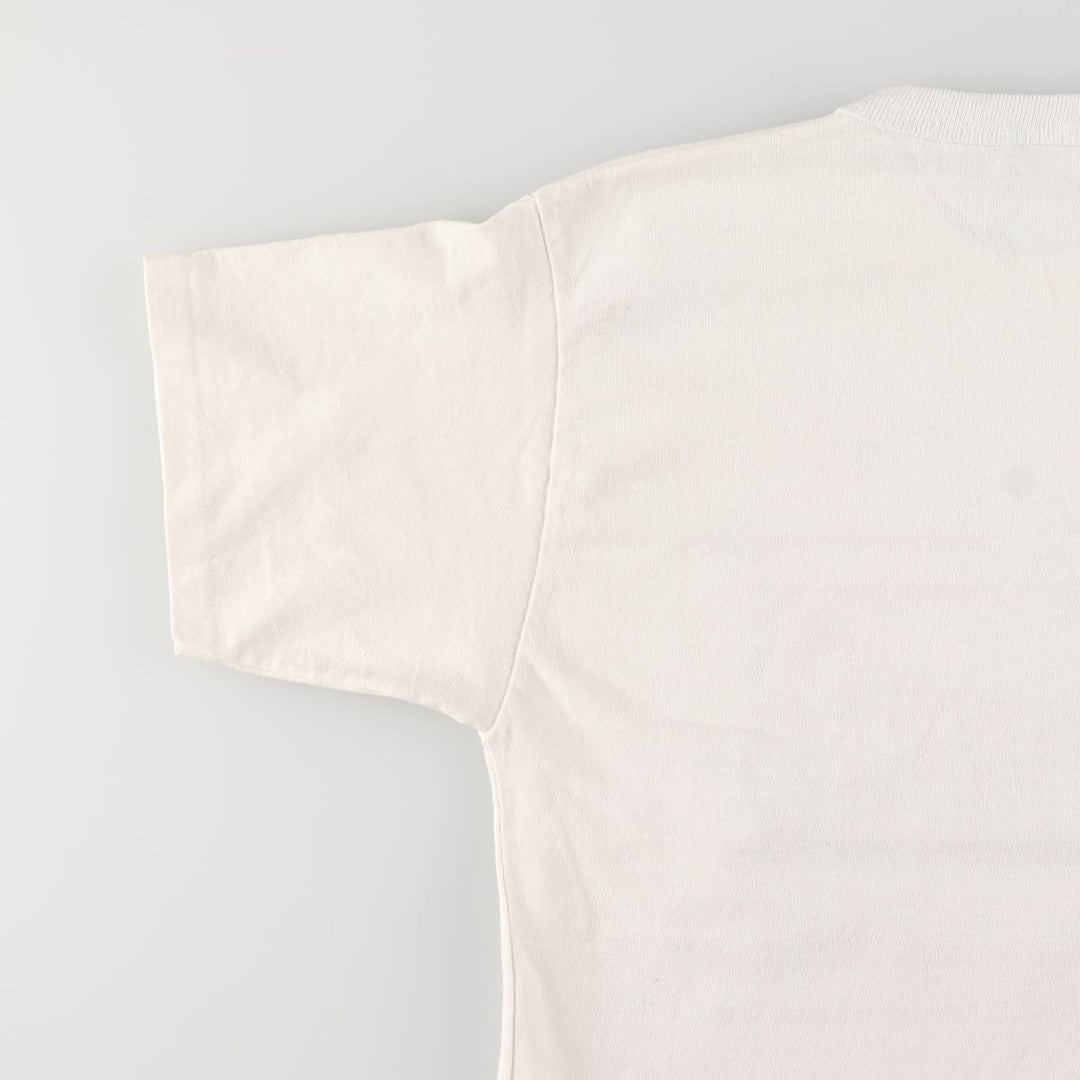 Vintage 1970s-1980'S ARTEX WISCONSIN University of Wisconsin College T-Shirt, Made in USA, Men's Size Medium cotton white type Vintage Second Hand