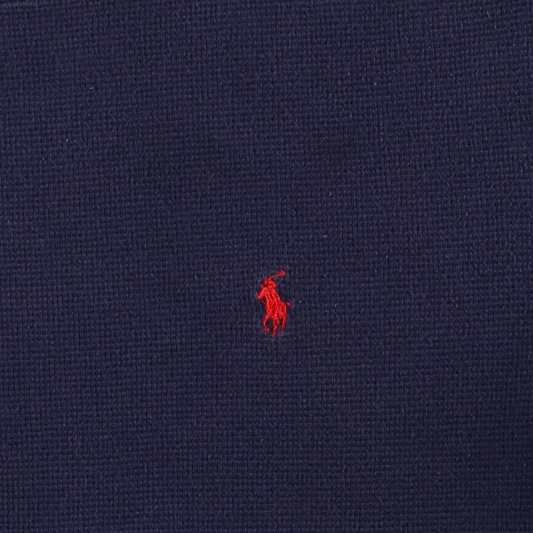 Ralph Lauren POLO RALPH LAUREN SLEEPWEAR Thermal Long T-shirt Waffle Men's L size cotton navy blue type Vintage Second Hand
