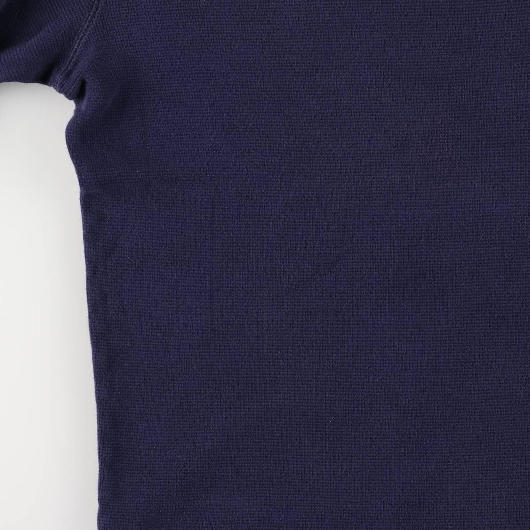 Ralph Lauren POLO RALPH LAUREN SLEEPWEAR Thermal Long T-shirt Waffle Men's L size cotton navy blue type Vintage Second Hand