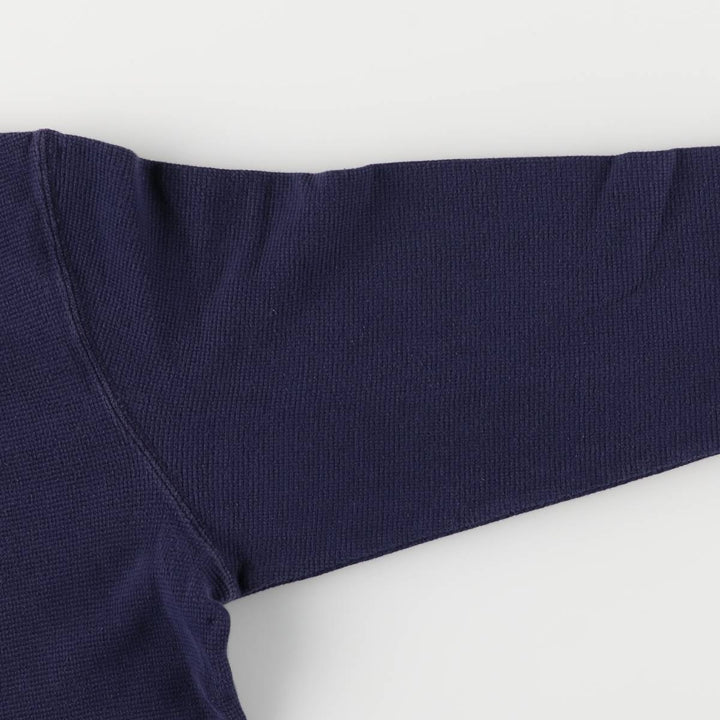 Ralph Lauren POLO RALPH LAUREN SLEEPWEAR Thermal Long T-shirt Waffle Men's L size cotton navy blue type Vintage Second Hand