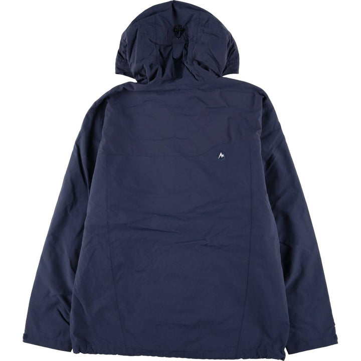 2000'S Marmot Mountain Parka Shell Jacket, Men's Size L Nylon navy blue type Vintage Second Hand