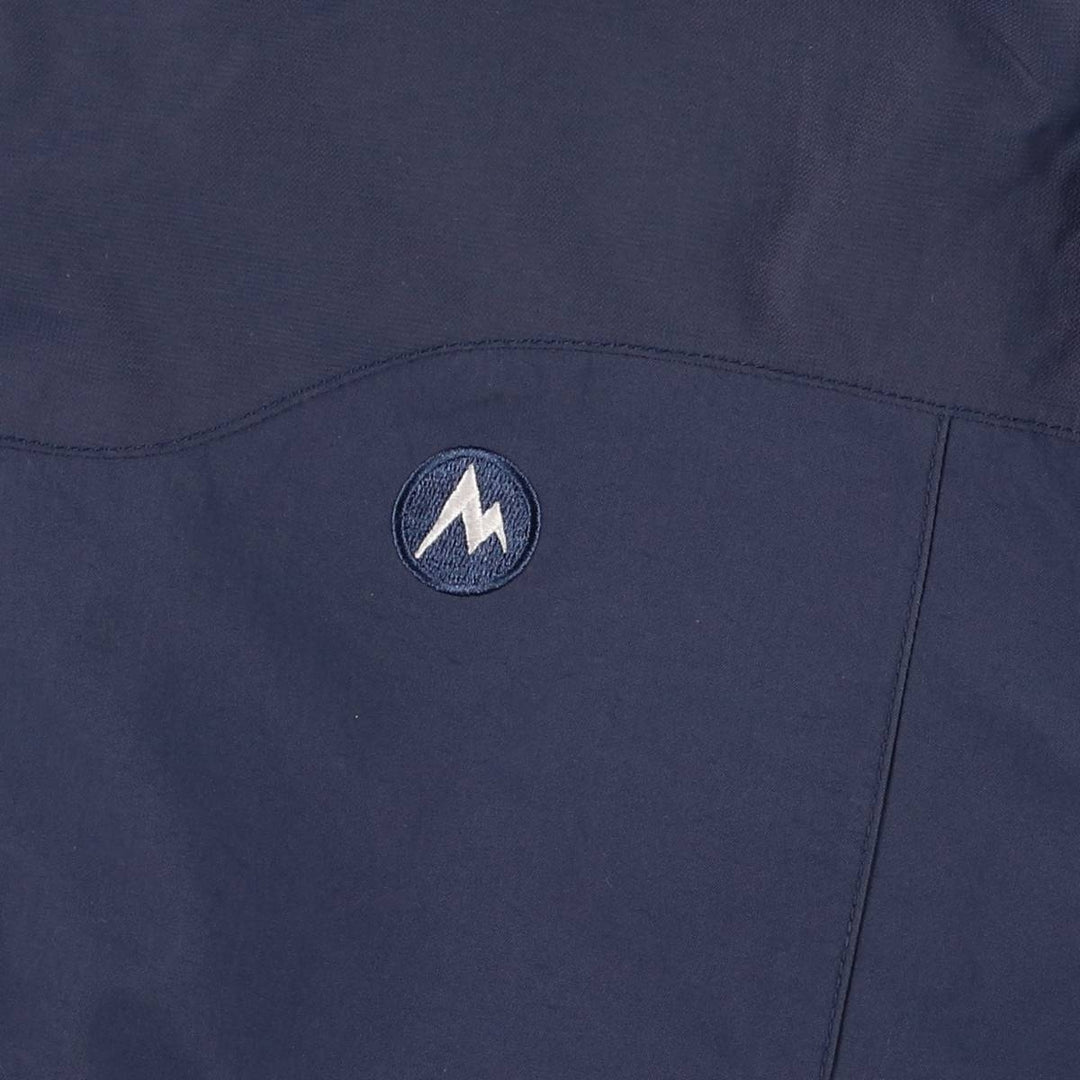 2000'S Marmot Mountain Parka Shell Jacket, Men's Size L Nylon navy blue type Vintage Second Hand