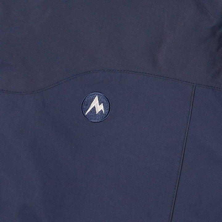 2000'S Marmot Mountain Parka Shell Jacket, Men's Size L Nylon navy blue type Vintage Second Hand