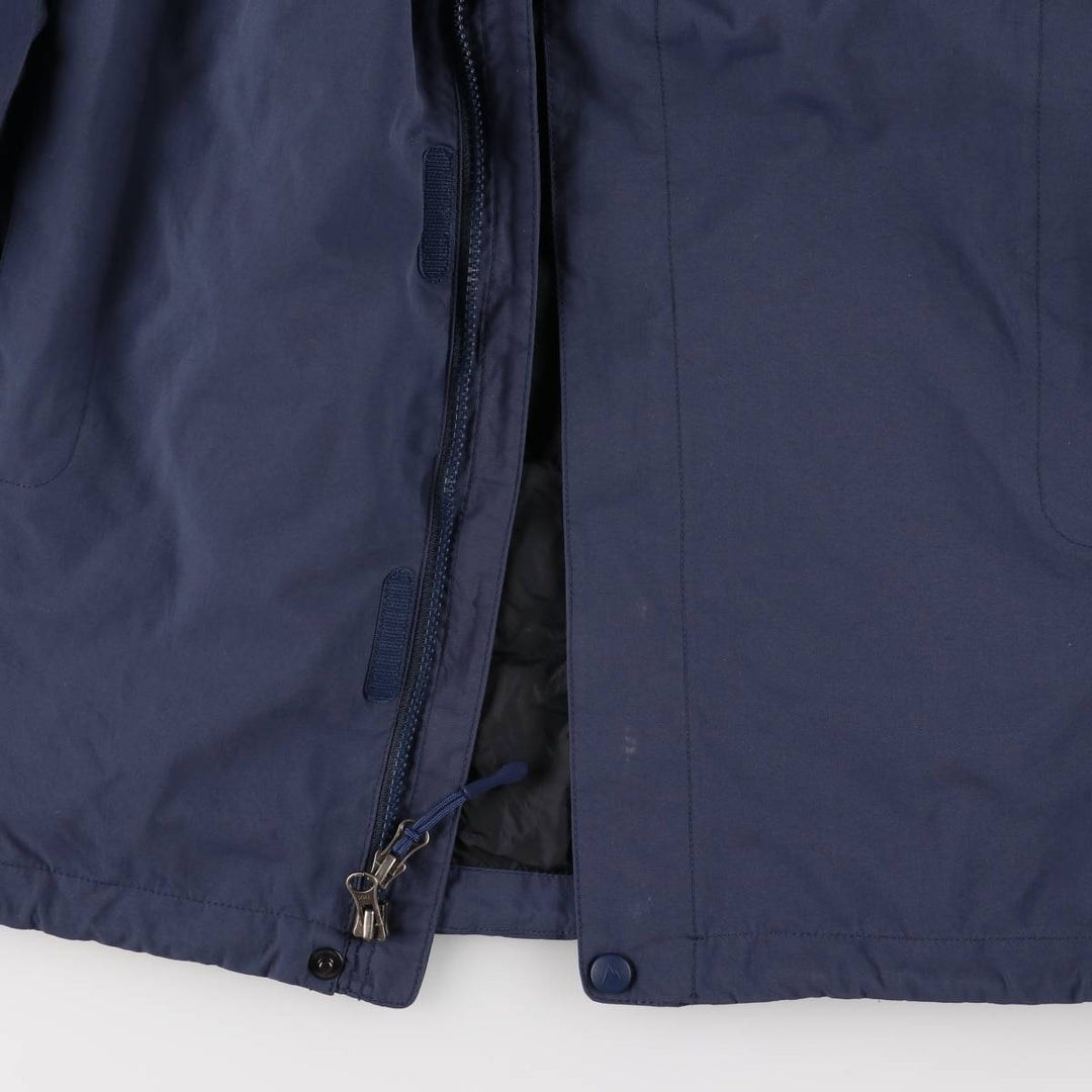 2000'S Marmot Mountain Parka Shell Jacket, Men's Size L Nylon navy blue type Vintage Second Hand