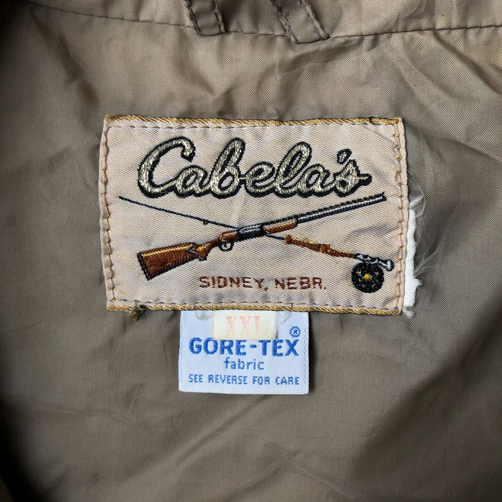 1980'S Cabelas GORE-TEX Mountain Parka Shell Jacket, Men's XXL, Vintage unclear navy blue type Vintage Second Hand