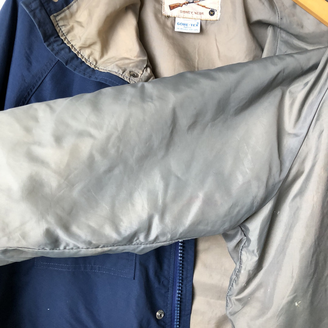 1980'S Cabelas GORE-TEX Mountain Parka Shell Jacket, Men's XXL, Vintage unclear navy blue type Vintage Second Hand