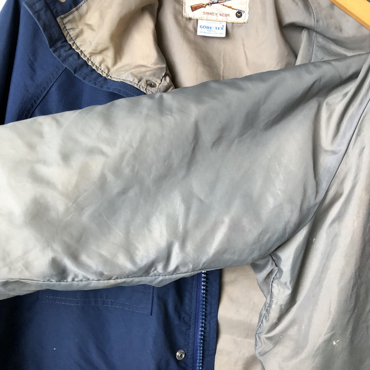1980'S Cabelas GORE-TEX Mountain Parka Shell Jacket, Men's XXL, Vintage unclear navy blue type Vintage Second Hand