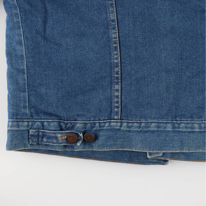 Vintage 70s-80'S Wrangler denim jacket, size M, men's cotton blue type Vintage Second Hand